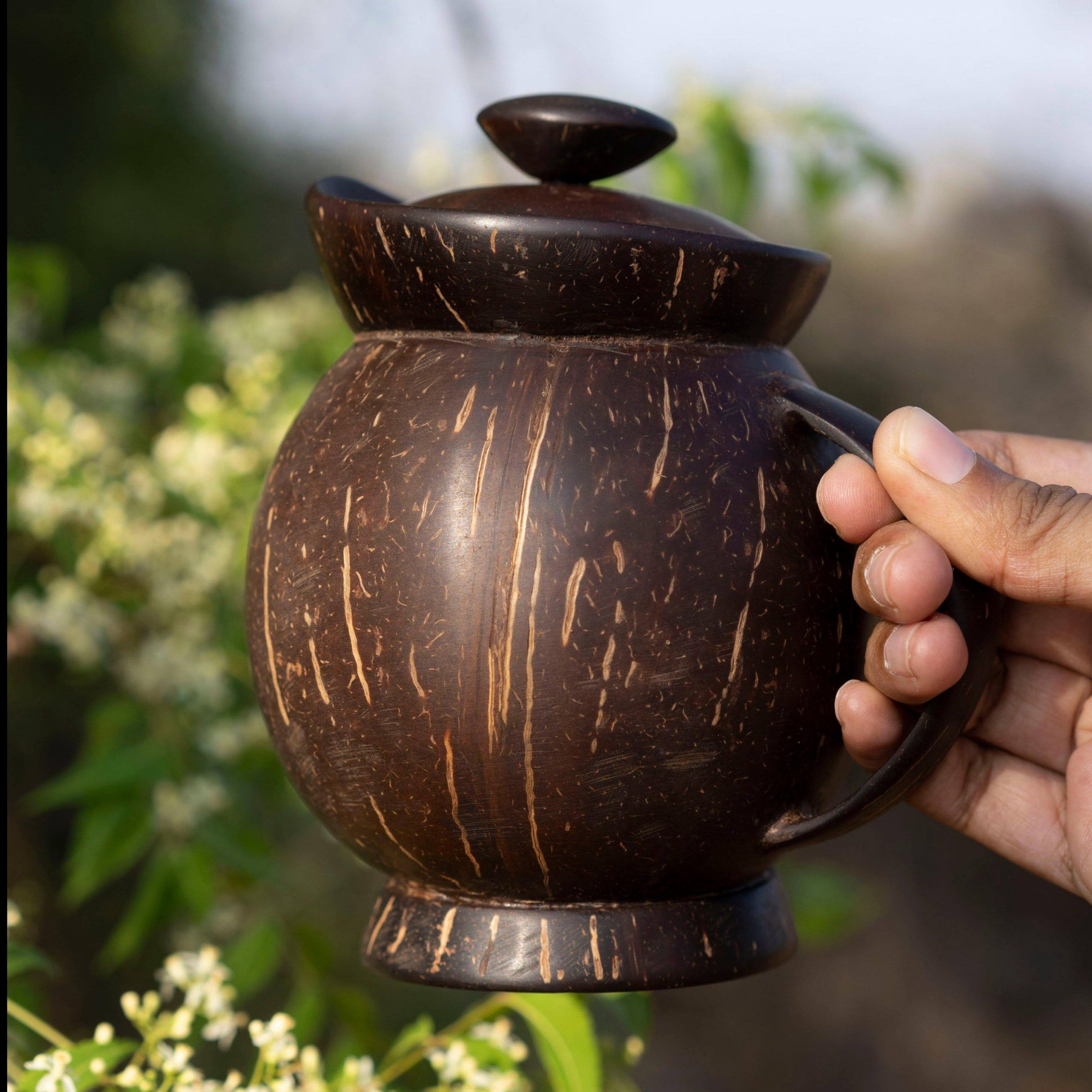 Coconut Shell Jug - Image 3