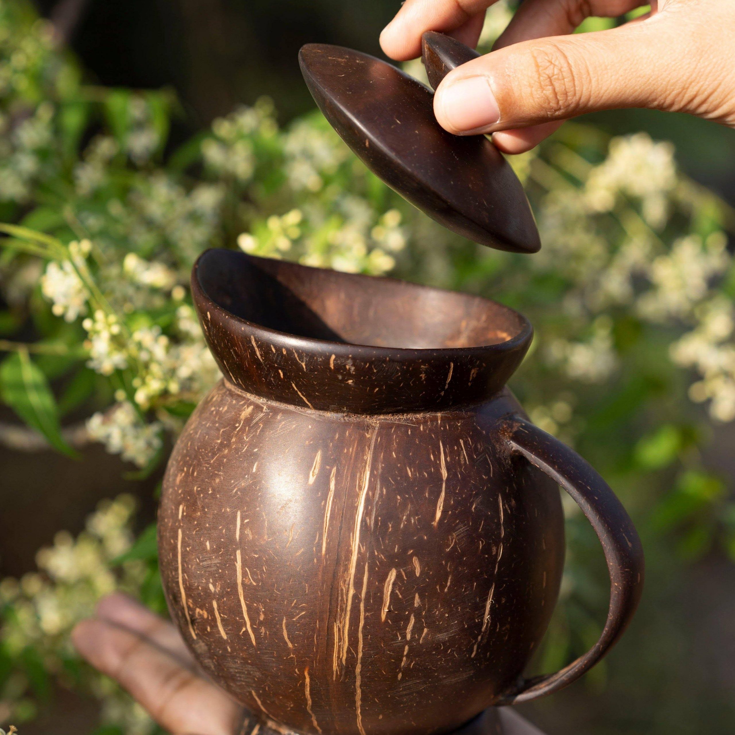Coconut Shell Jug - Image 2